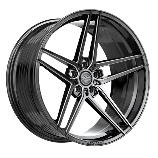 Arvano AV-52 Blank 24x10 +20 Gloss Black & Milled