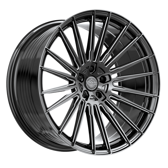 Arvano AV-54 Blank 22x9 +15 Gloss Black & Milled