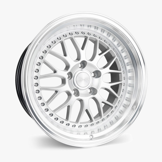 ESR Wheels SR01 5x110 18x9.5 +22 Hyper Silver Machine Lip