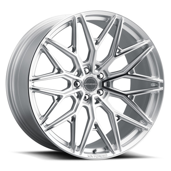 MV Forged MVF2 5x130 22x11 +50 Diamond Silver