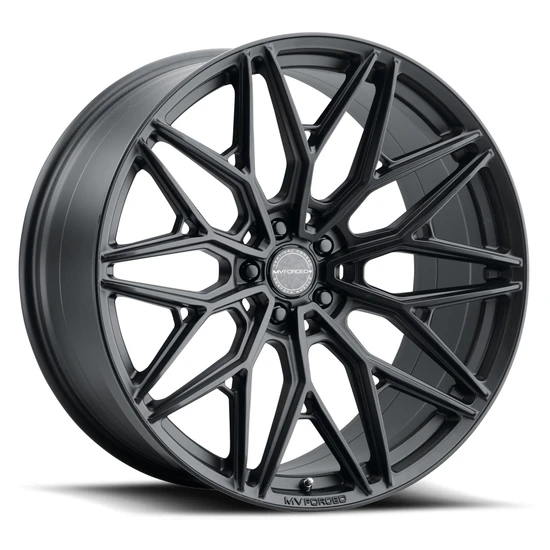 MV Forged MVF2 5x120 22x11 +25 Satin Black