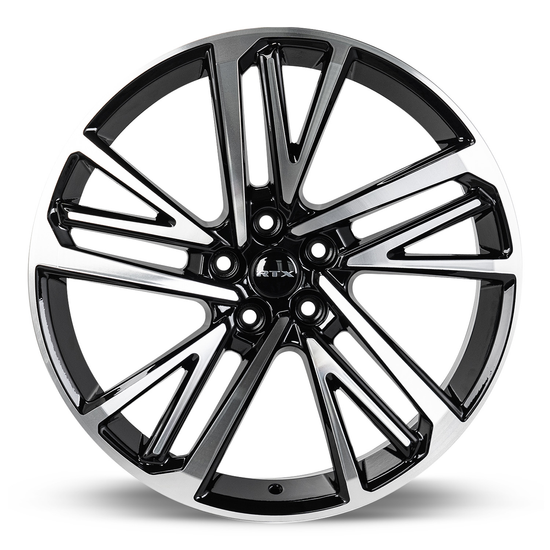 RTX Knight 5x114.3 16x7 +40 Gloss Black Machined