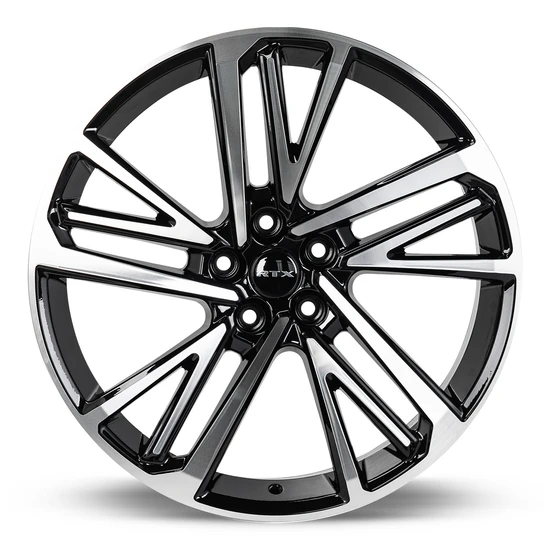 RTX Knight 5x114.3 18x7.5 +40 Gloss Black Machined