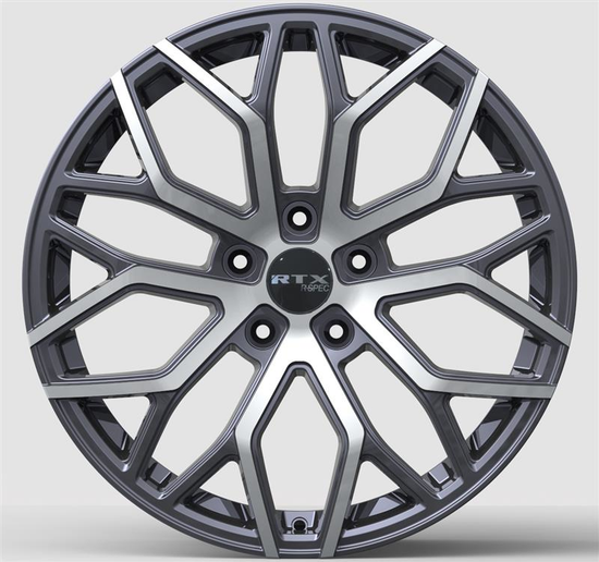 RTX D01 5x114.3 18x8 +45 Gunmetal Machined