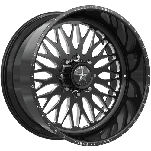 American Force AFW EXTORT SS 8x180 24x11 +0 Gloss Black