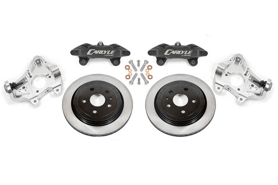 BMR 14-19 Chevrolet Corvette 17in Conversion Kit w/ Solid Rotors & Black Calipers - DRP574