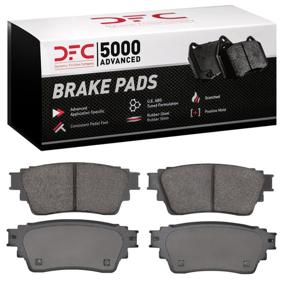 DFC 17-25 Mitsubishi Outlander Rear 5000 Advanced Ceramic Brake Pads - 1551-2135-00
