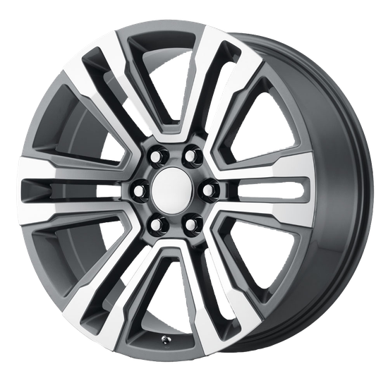 Performance Replicas PR182 6x139.7 22x9 +15 Gunmetal Machined
