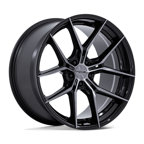 Niche 1PC PRODIGY 5 5x120 20x11 +50 Gloss Black Dark Tinted Clear