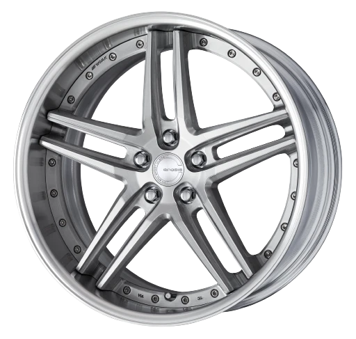 Work Gnosis Gr205 5x112 19x10.5+12 H Disk Brush Silver Clear