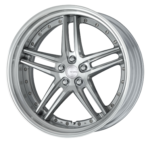 Work Gnosis Gr205 5x120 20x8+22 O Disk Composite Buffed And Brushed