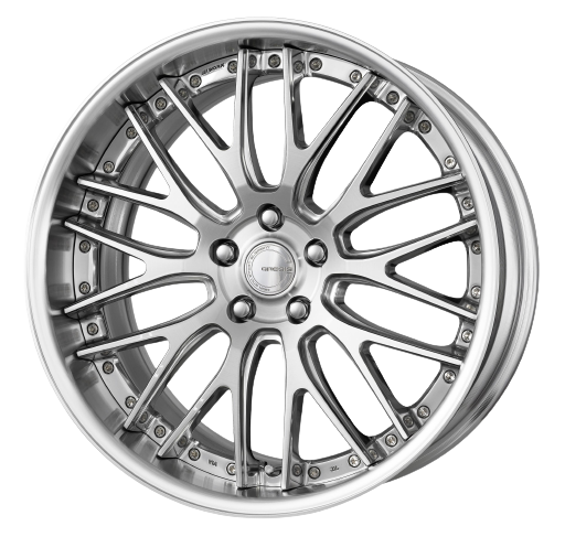 Work Gnosis Gr204 5x112 20x8+38 A Disk Composite Buffed And Brushed
