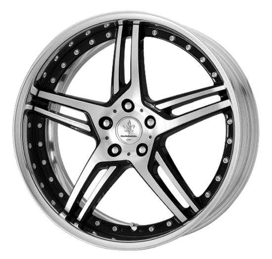 DURANDAL DD5.2 BLACK POLISHED 5x112 18X10.5 +84MM
