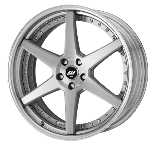 Work Zeast St1 5x120.65 18x8+22 R Disk Brush Silver Clear