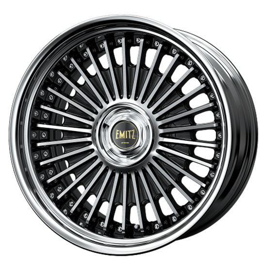 Work Emitz Black Polish 5x105 20x8.0 +12