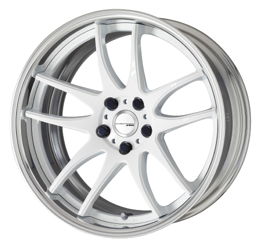 Work Cr 2P 5x100 20x8.5 +0 Gloss White