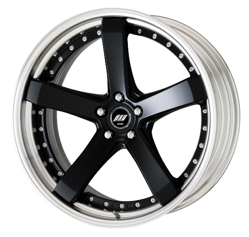 Work Zeast St2 5x112 21x9.5+30 H Disk Matte Black