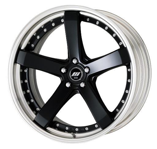 Work Zeast St2 5x120.65 21x9+22 R Disk Matte Black