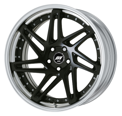 Work Zeast st3 5x108 20x9.5+12 R Disk Matte Black