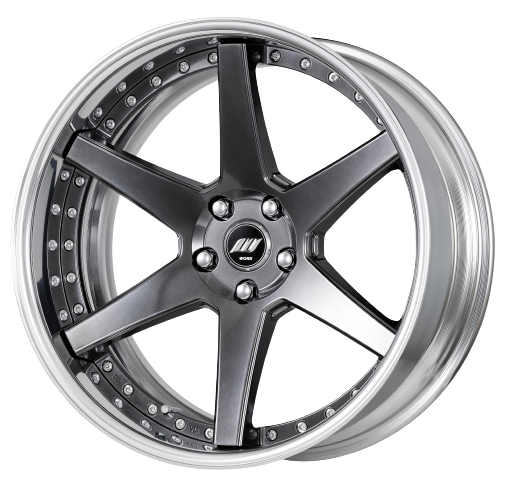 Work Zeast Black Label Bst1 5x100 19x8.5+22 A Disk Brilliant Silver Black