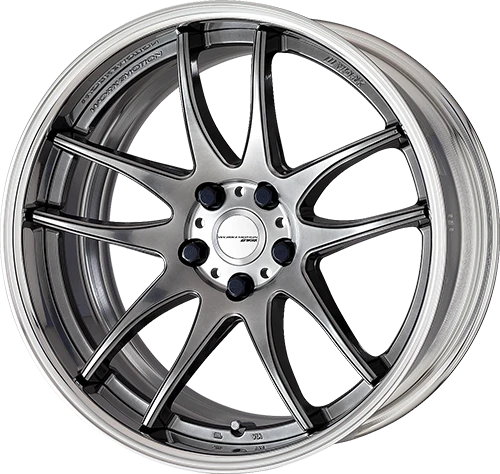 Work Cr 2P 5x100 19x9.0 +22 GT Silver