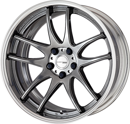 Work Cr 2P 5x115 19x10.5 +38 GT Silver