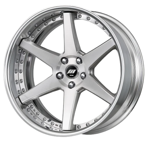 Work Zeast Black Label Bst1 5x115 20x8+45 W Disk Brush Silver Clear