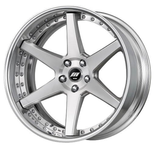Work Zeast Black Label Bst1 5x115 20x11+30 R Disk Brush Silver Clear