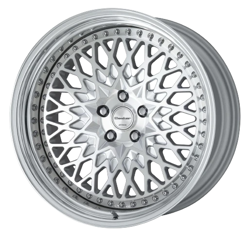 Work Gran Seeker Ccx 5x108 20x8+31 A Disk Machined Silver Polish