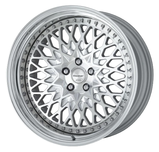 Work Gran Seeker Ccx 5x114.3 19x12.5+19 O Disk Machined Silver Polish