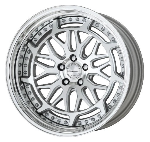 Work Gran Seeker Dmx 5x115 20x10+-19 A Disk Machined Silver Polish