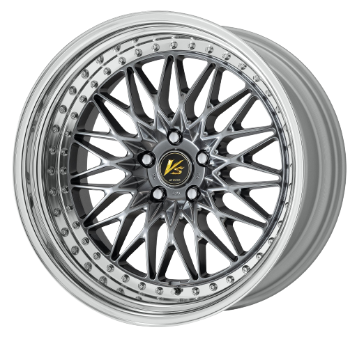 Work Vs-Xv 5x115 18x8+20 R Disk Brilliant Silver Black