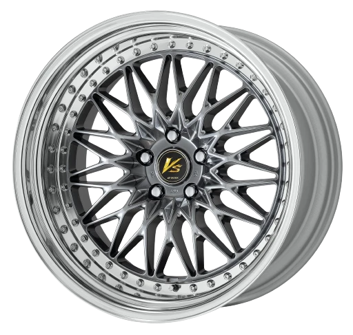Work Vs-Xv 5x108 19x11-56 R Disk Brilliant Silver Black