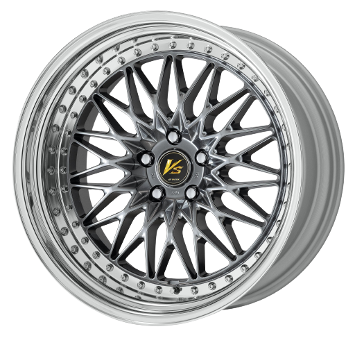 Work Vs-Xv 5x108 20x11+8 R Disk Brilliant Silver Black