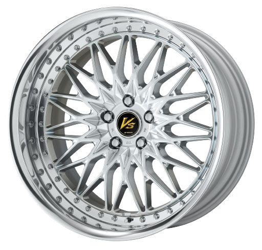 Work Vs-Xv 5x100 18x10.5-38 R Disk Silky Rich Silver