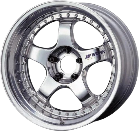 Work Meister S1 3P 5x114.3 18x8.5+50 R Disk Bright Buff Finish