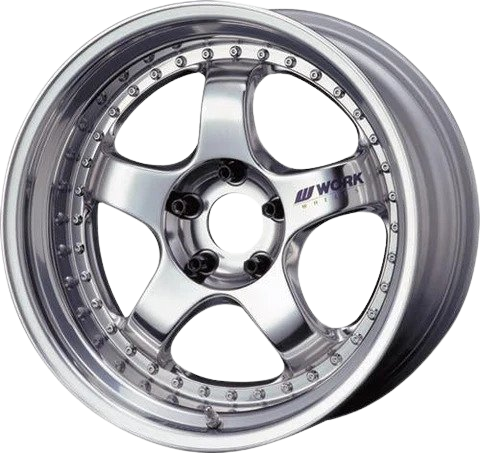 Work Meister S1 3P 5x120 18x10-8 O Disk Bright Buff Finish