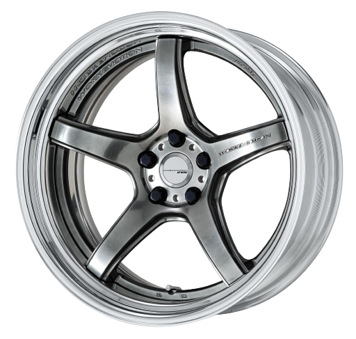 Work T5R 2P 5x114.3 18x10.0 +12 GT SILVER