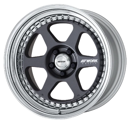 Work Meister L1 3P 5x108 19x15-42 L Disk Matte Gunmetal