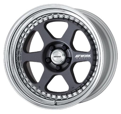 Work Meister L1 3P 5x120 19x8-24 R Disk Matte Gunmetal