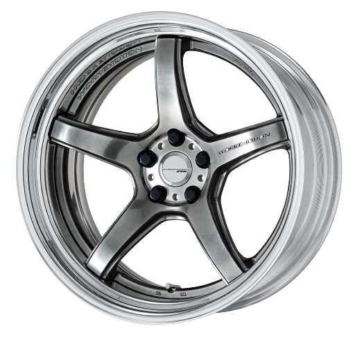 Work T5R 2P 5x115 19x8.5 +45 GT SILVER