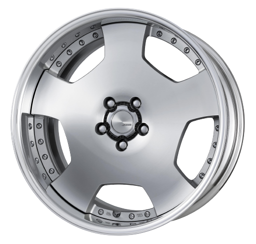 Work Lanvec Ld1 5x114.3 20x10+12 O Disk Machine Silver Polish
