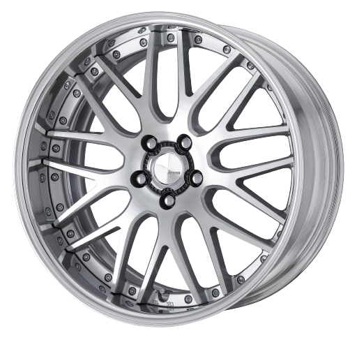 Work Lanvec Lm1 5x100 19x7.5+45 O Disk Machine Silver Polish