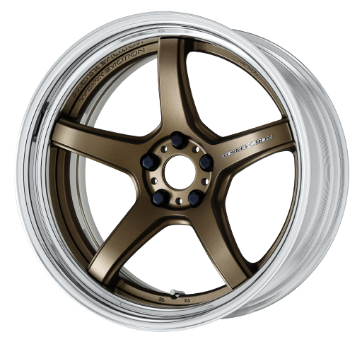 Work T5R 2P 5x114.3 19x9.0 +0 Matte Bronze