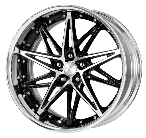 Work Schwert Sg1 5x108 18x9+12 A Disk Black Cut Clear