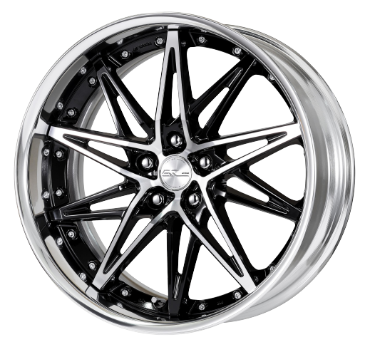 Work Schwert Sg1 5x112 20x9+30 R Disk Black Cut Clear