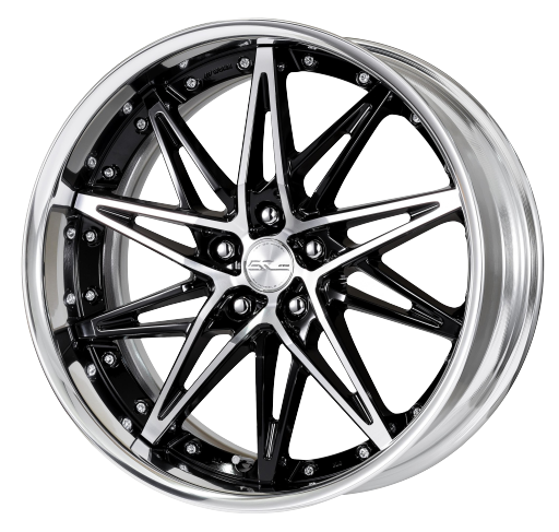 Work Schwert Sg1 5x112 20x10.5+22 R Disk Black Cut Clear