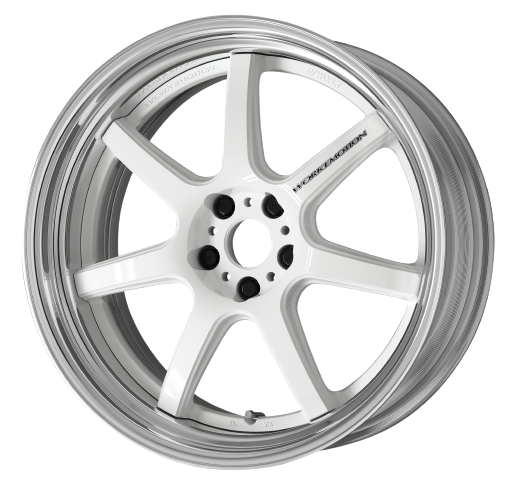 Work T7r 2P 5x115 19x12.5 +22 WHITE