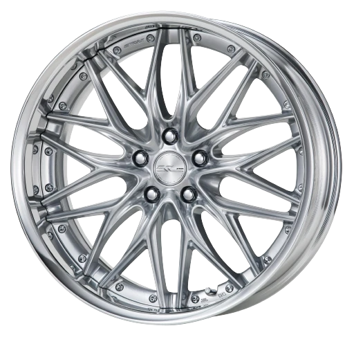 Work Schwert Quell 5x112 21x11+12 O Disk Silky Rich Silver