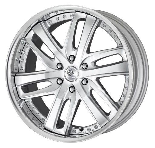 Work Ls Brightring Suv 6x139.7 20x10.5+12 O Disk Calm Silver